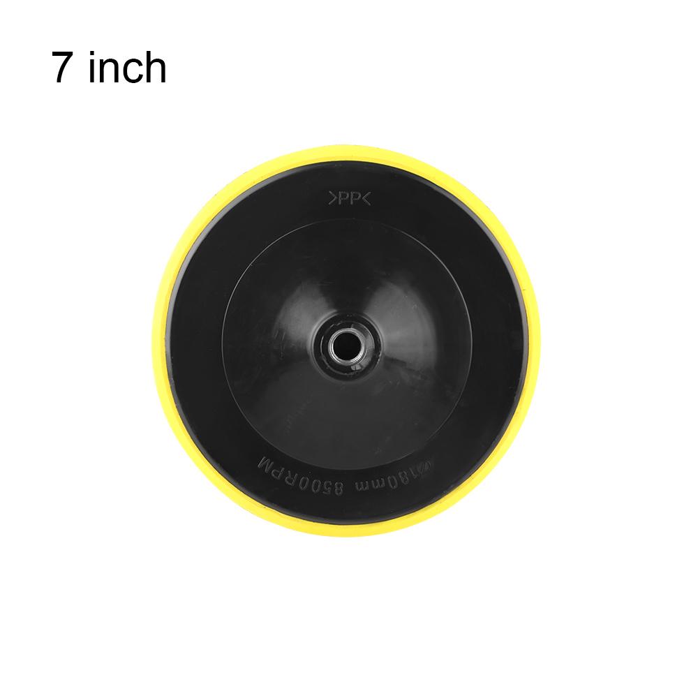 3/4/5/6/7'' New Black Professional Hook & Loop Backing Plate Polisher Buffing Car M14 Pad