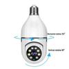 E27 Smart Bulb Camera: 3MP Wireless HD with 5G Dual-band, Panoramic View, and Smart Alarm.