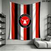 FC Midtjylland Wall Hanging Printed Fabric Blanket Decorative Tapestries for Bedroom Living Room Home Decor