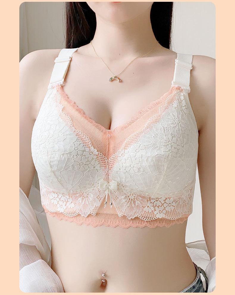 Plus Size Thin Full Cup Bra - Wirefree, Anti-Sagging Support for a Smaller Look