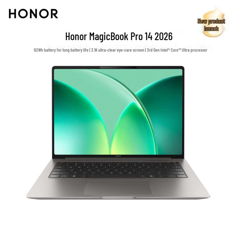 Honor MagicBook Pro 14 2026 AI Laptop (CN version)