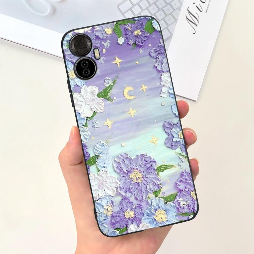 For Itel Vision 5 Plus Case Marble Space Man Soft Matte Silicone Shockproof Phone Cover For Itel Vision 5+ S18 Pro Funda Coque