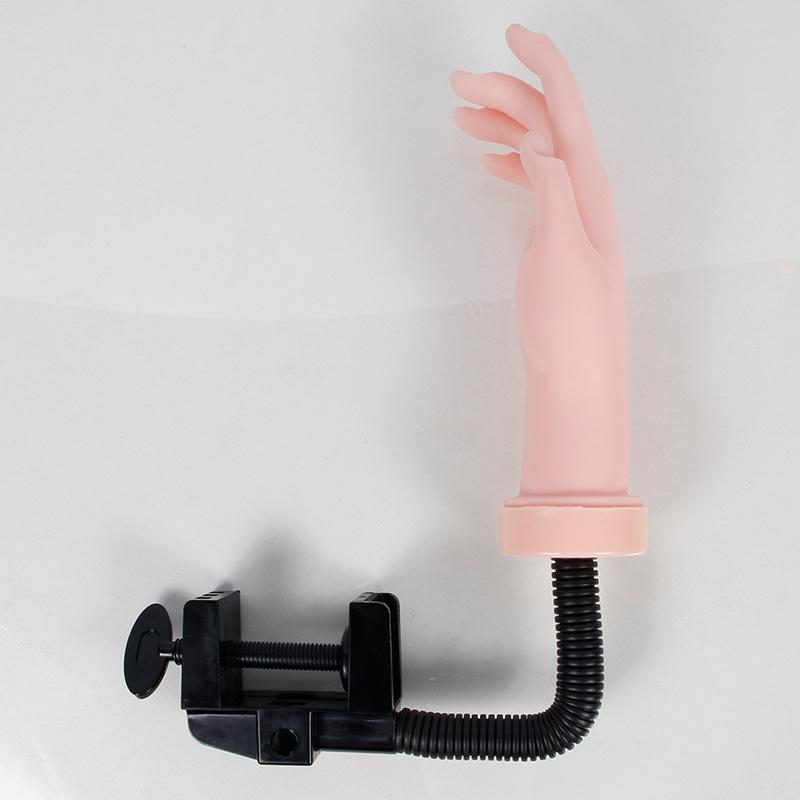 

Bendable Nail Art Practice Hand with Flexible Fingers