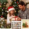 Fun Sloth Advent Calendar 2025, 24 Day Christmas Countdown Calendar With 24 Pcs Cute Collectible Sloth Ornaments