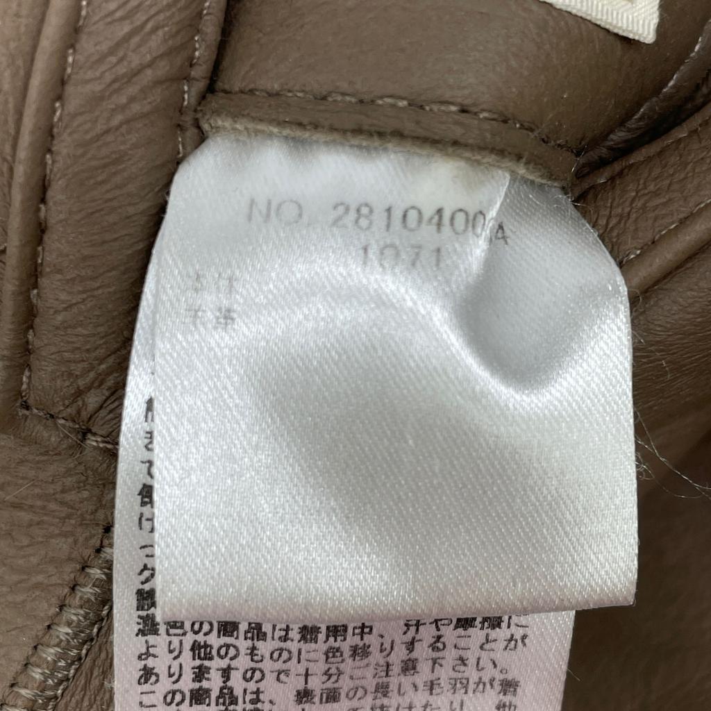 Ron Herman 2810400054 Reversible Collarless Shearling Mouton Coat Jacket Not written BrownUsed