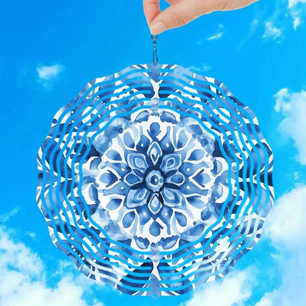 Colorful Dragonfly 2D Wind Spinner Metal Outdoor Decor for Garden Patio Yard Vibrant Wind Chime Thanksgiving Christmas Holiday Decoration