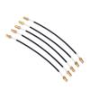 5Pcs Nylon Tailgut Tail Gut Tailcord with Brass Screw Connector for 3 4 4 4 Violin