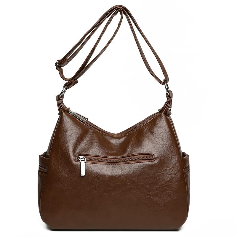 Damentasche Schulter Umhängetasche Mittelalterliche Tasche Große Kapazität Geschnitzte Muttertasche