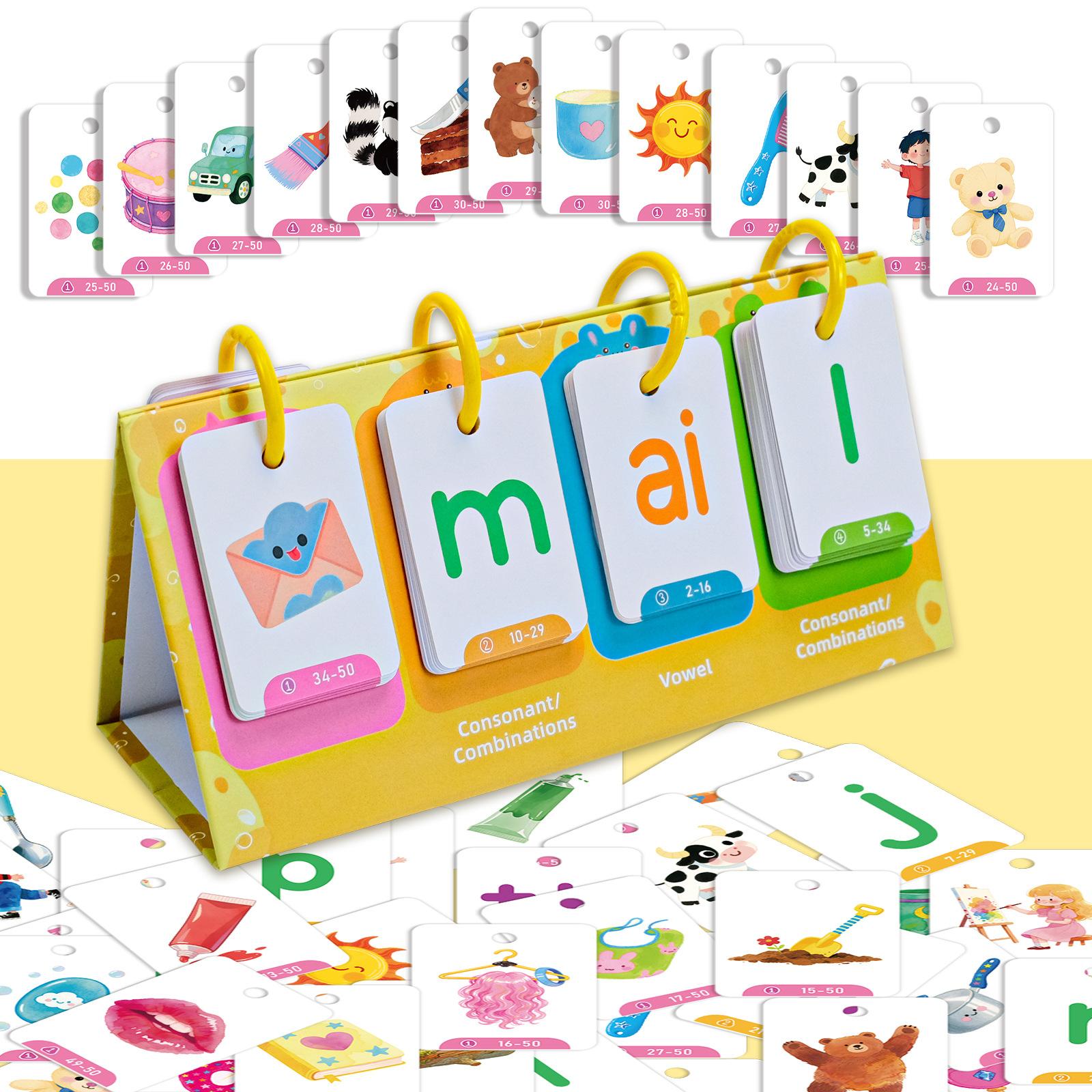 129 Visual Word Game Desktop Education Cards Children S Graphic Intelligence Development Learning Cards