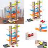 Wooden Gliding Car Toy For Kids With Inertia Track And Parentchild Interaction For Ages 1 To 4
