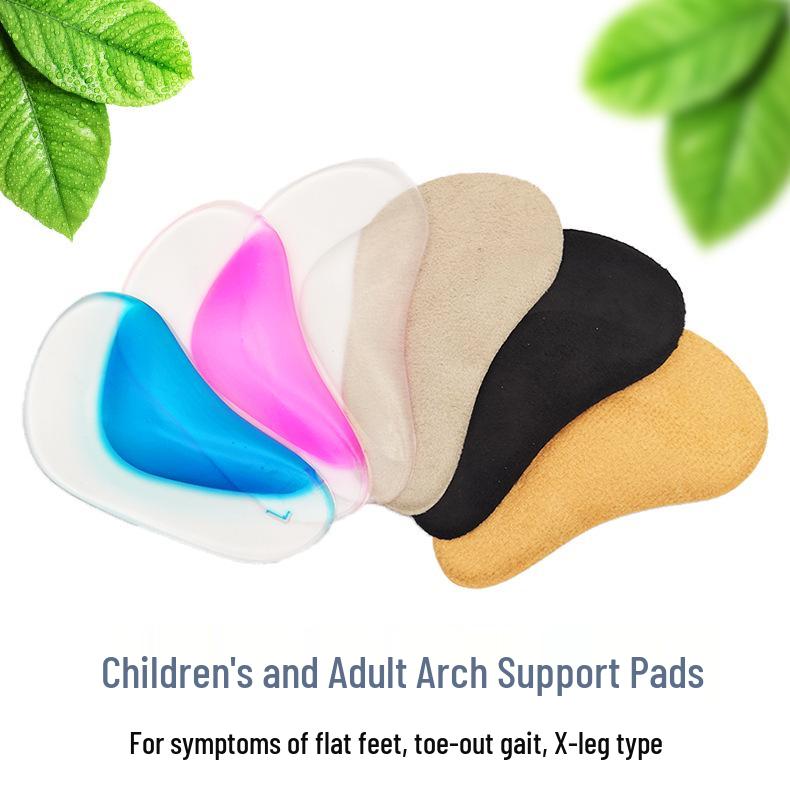 Silicone Arch Support Pads for Flat Foot Correction and Shock Absorption in Children and Adults