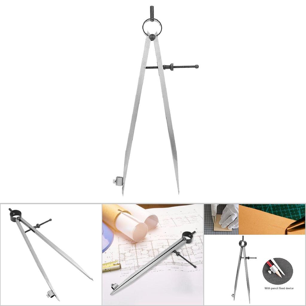 Hilitand Federzirkel mit Stifthalter zum Zeichnen (300 mm)
