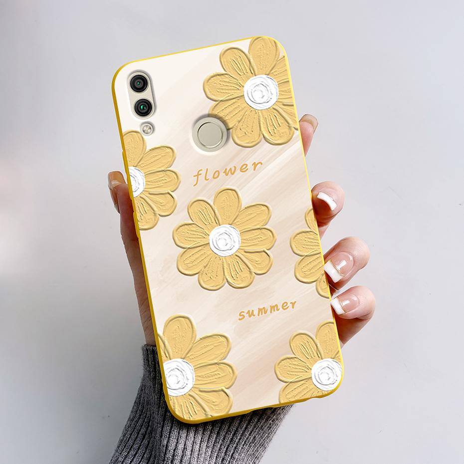 For Huawei Honor 8X Case Honor 8A 8C 8S Cover Cute Rabbit Panda Painted Soft TPU Phone Case For Honor 8A 8C 8S 8X Honor8X Fundas