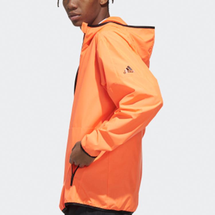 Adidas Sporty Fitted Jacket Men Outerwear Red Fluorescent FM5348