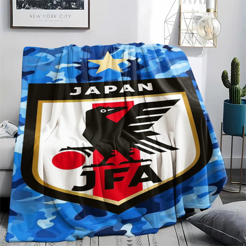 1Pc Japan JAF Print Flannel Blanket High Quality Warm Comfortable Cover for All Seasons Perfect for Gifts Home Decor