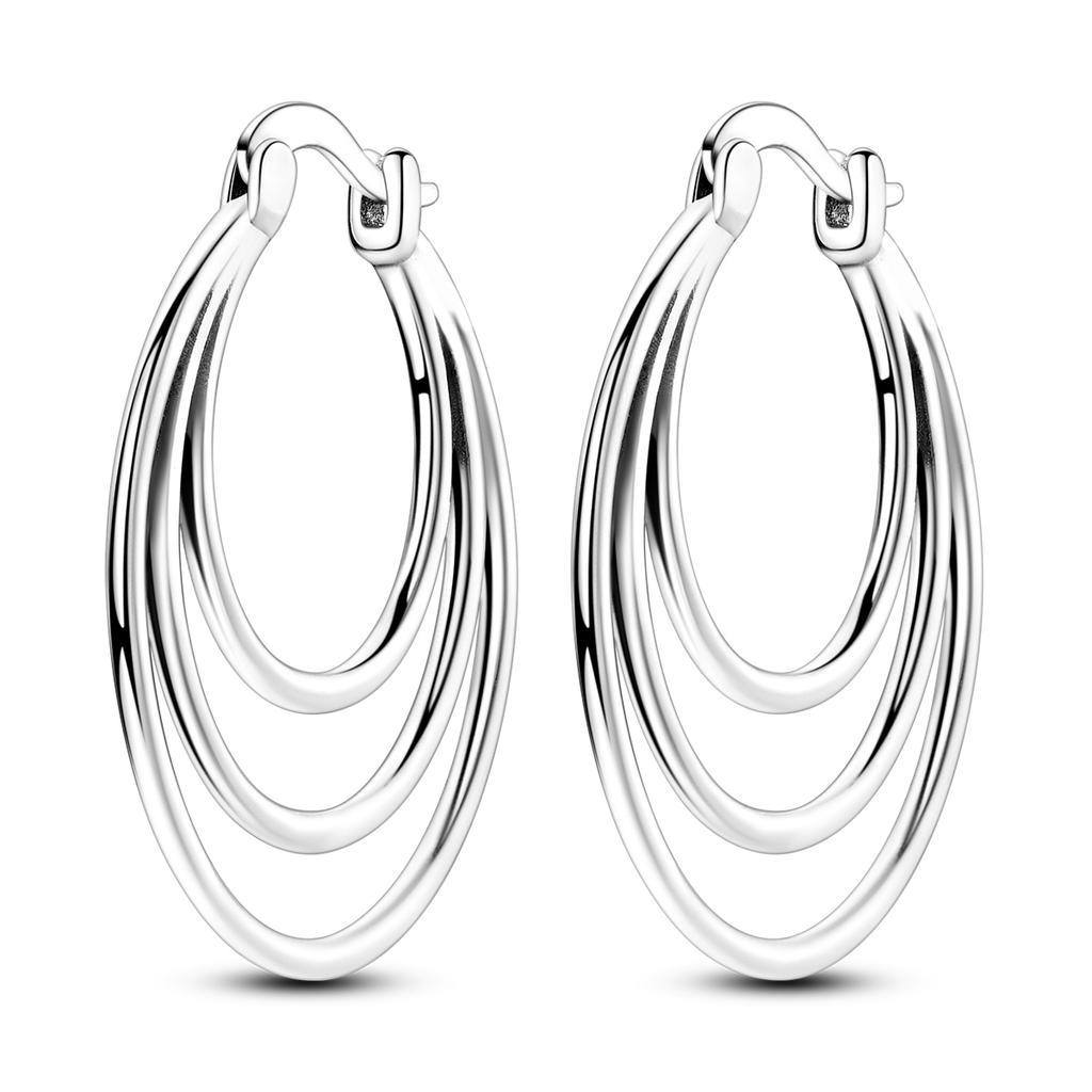 Copper Famati'S Hand Original Hoop Earring For Woman Bow Tie Star Zircon Earring Luxury Pendientes Fashion Jewelry