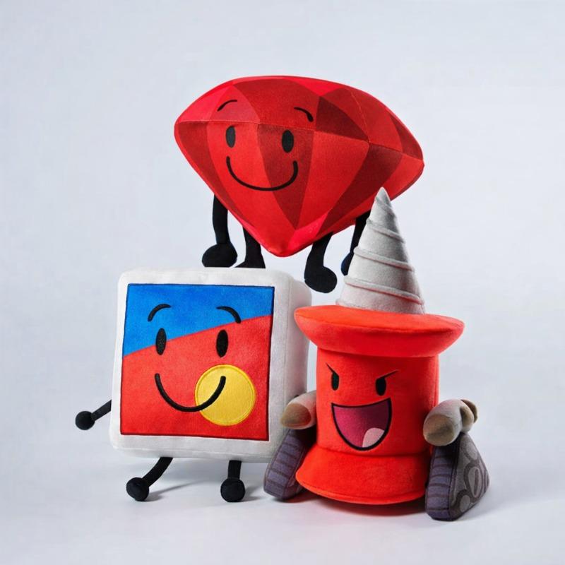 2026 Nuovo Peluche BFDI Battle For Dream Island Morbido Peluche Carino Cartone Animato Bambola Imbottita Regalo per Bambini Collezione Decorazione Stanza