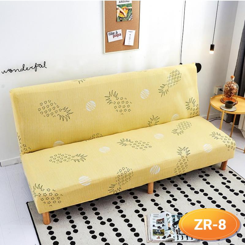 Sofa-Bettbezug ohne Armlehne, klappbarer Sofabezug, elastische Sofabezüge für Wohnzimmer, Couchbezüge für Sofas