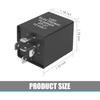 Shakas EP27 LED Flasher Relay, 12V 5-pin Turn Signal Light Super Flashing Relay, Plug and Play Waterproof Signal Light Failure Repair Accessory, for
