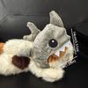 Cartoon Cat Shark Headdress Warm Plush Pet Cosplay Headwear Cat Decorative Hat  Winter Season