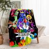 Rainbow Friends Theme Printed Blanket - Perfect for Couch, Bed, Travel & Outdoor Use | Machine Washable, Cozy & Durable.
