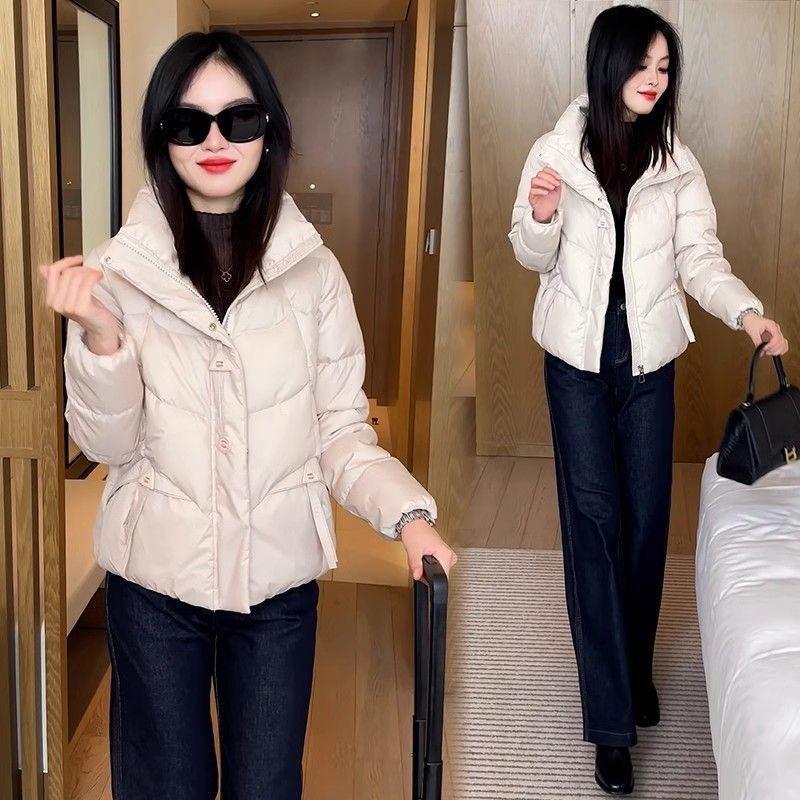 Fashion and Casual Short Cotton-padded Jacket Women's Winter New Thin Thickened Warm Cotton-padded Jacket Tide