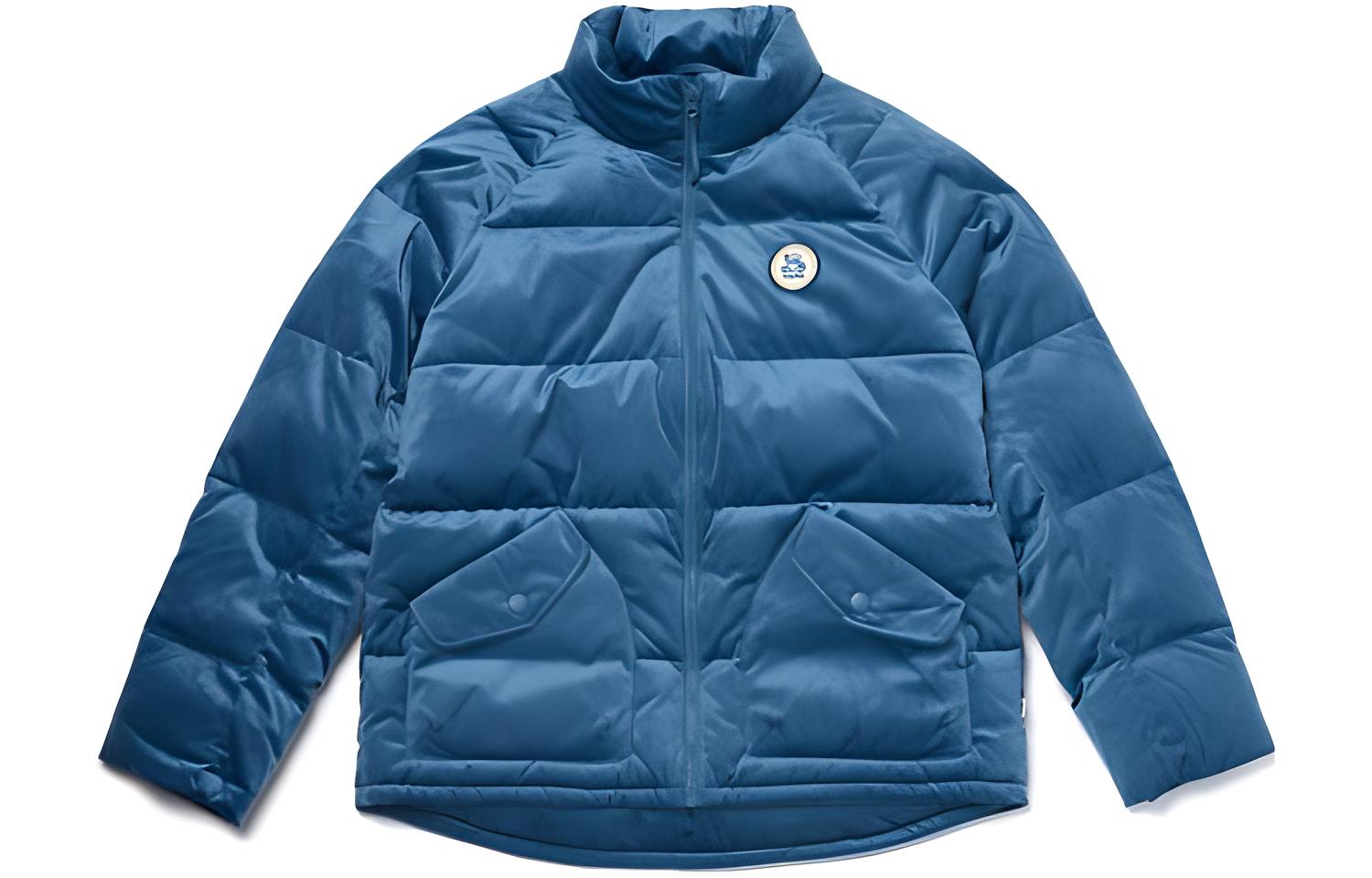Vans Jackets Women s Blue Stand Collar Moderate Other VN0A7YIIP8X L