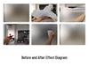 Translucent Opaque Window Film - Privacy Sticker for Bedroom, Balcony, Living Room, Sliding Door, and Bathroom.