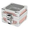 Nail Drill Bits Holder Container 25 Holes Aluminum Alloy Nail Grinding Bits Storage Box Organizer Multicolor