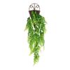 1 Bunch Of Artificial Flowers, Persian Grass Fern, Desktop Flower Arrangement, Home Bathroom Wall Hanging Decoration