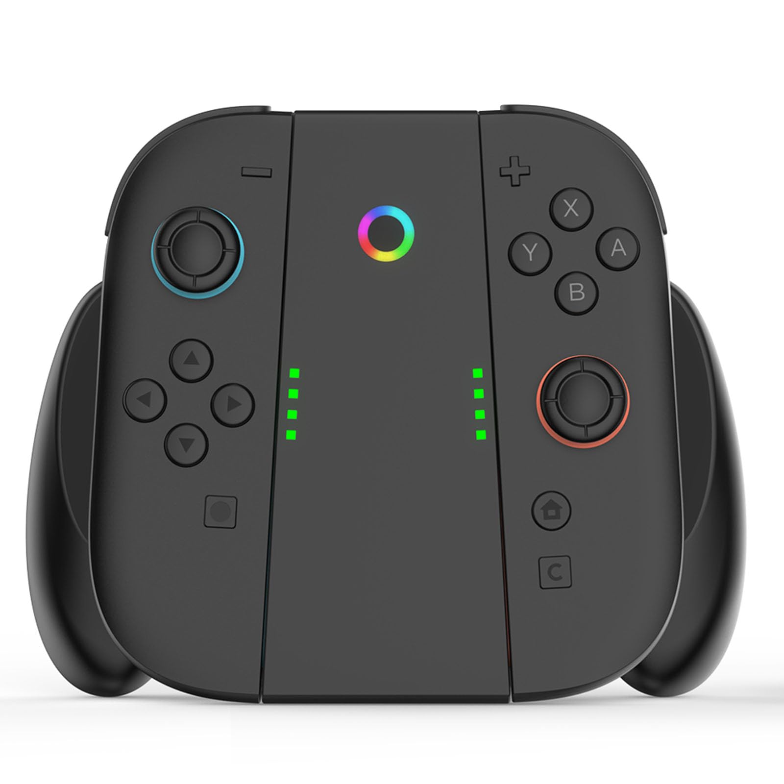 

Chayoo Switch 2 2 Зарядный Грип Новое 2-е 2 Зарядки Заряжает Пока Вы 2 Ультра Легко Зарядный Индикатор USB Зарядный Кабель Аксессуар для Switch 2 Joy-Con чёрный