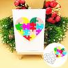 Love Puzzle Metal Cutting Dies Cut Die Mold Creative Puzzle Love Decoration Scrapbook Paper Craft Knife Mould Blade Punch Stencils