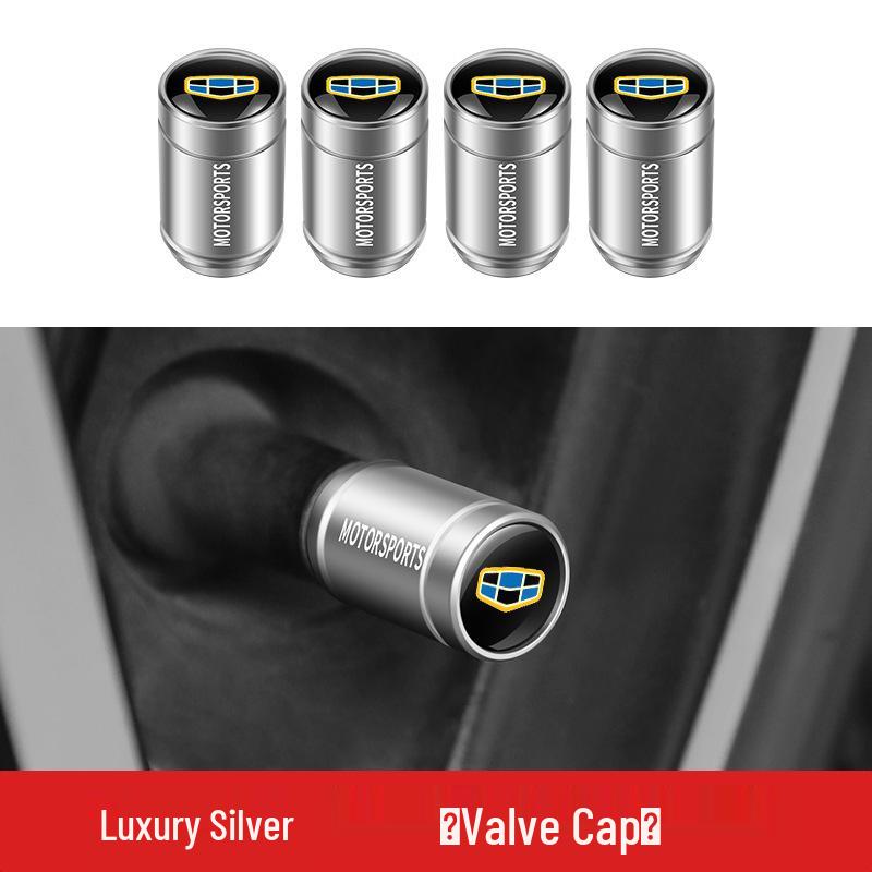 Geely Car Tire Valve Stem Caps for Emgrand, Xingyue L, Boyue Pro, Borui, and Vision Models