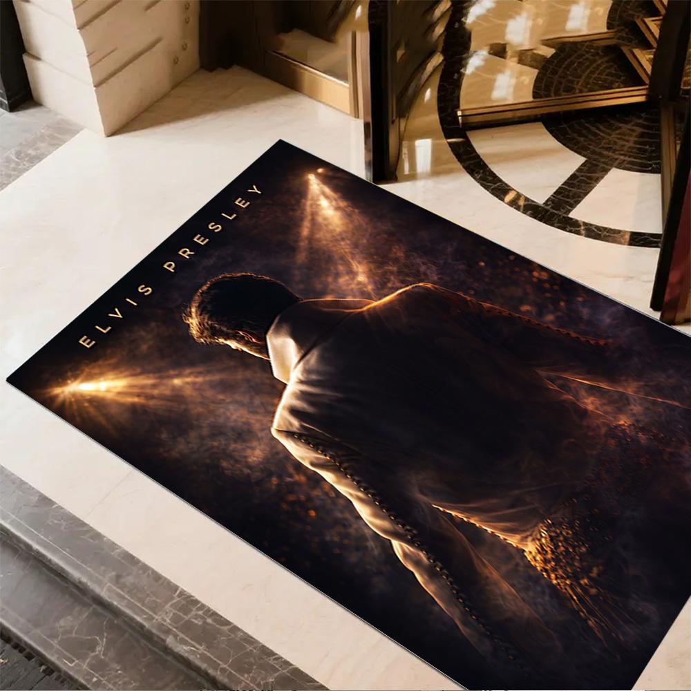 Elvis Presley Performance Floor Mat Perfect for Kitchen Foyer Playrooms Living Rooms Antislip Carpet Office home decor Gift for Festivals