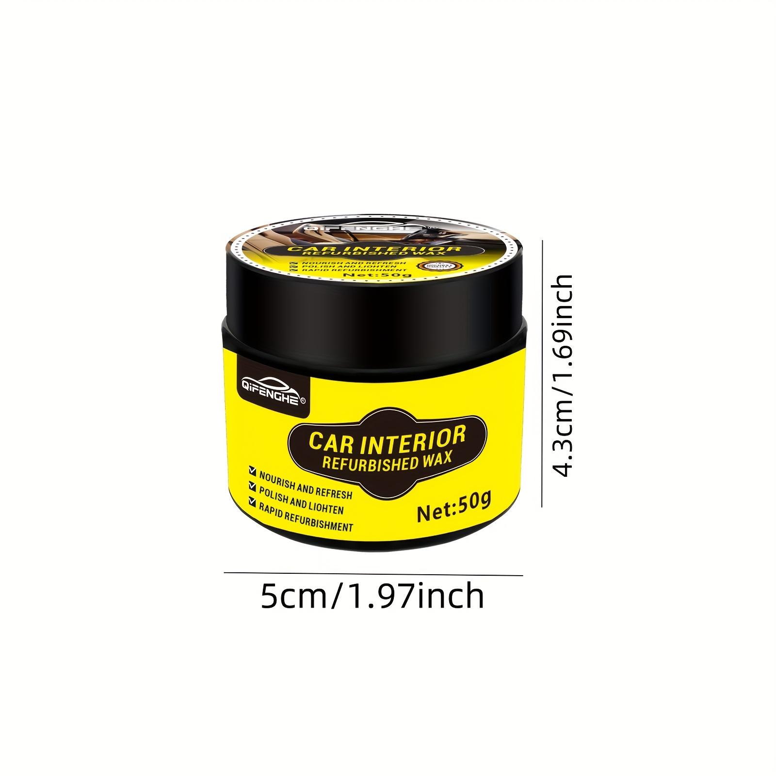 

Профессиональный воск для обновления салона автомобиля - 5-минутная защита от УФ-лучей и полироль против старения для различных поверхностей