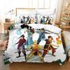 New Avatar The Last Airbender Beding Set Single Twin Ful Quen King-Sized Dimensionsd Dimensions Bed Linen Set Adult People Bedrom Duvet cover Sets