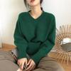 Women's 2023 Retro V-Neck Sweater: Autumn/Winter Loose Knit Pullover In Soft, Cozy Style