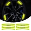 Luminous Car Wheel Hub Stickers High Reflective Stripe Tape For Mercedes Benz B/C/E/S Class A Class C200L GLC GLE CLA Styling HV0