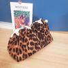 Corduroy Cherry Makeup Bag for Girls: Stylish, Large Capacity, Evening & Travel Portable Bag