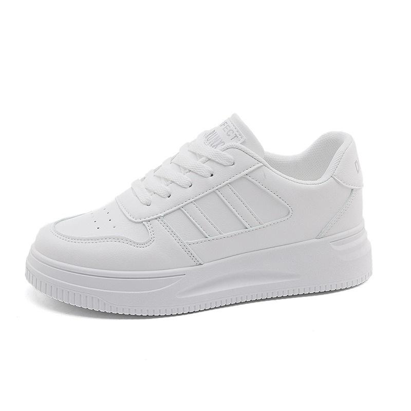 New little white shoes women's shoes spring and autumn 2025 ins foreign trade dad versatile shell board shoes casual sports shoes