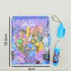 1/4PCS Kpop Demon Hunters Mini Notebook With Ballpoint Pen Anime  Stationery Supplies Student Gifts 10.5*8cm