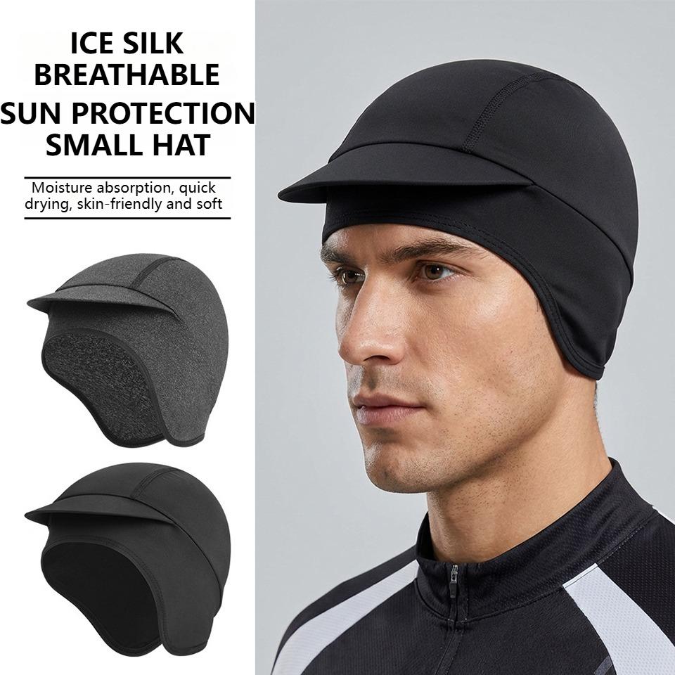 1 Stück Herren Damen Sommer Radsport Totenkopfmütze Dünn Eis Seide Schnell Trocknend Atmungsaktiv Fahrradhelm-Inlay UV-Schutz Outdoor Sport