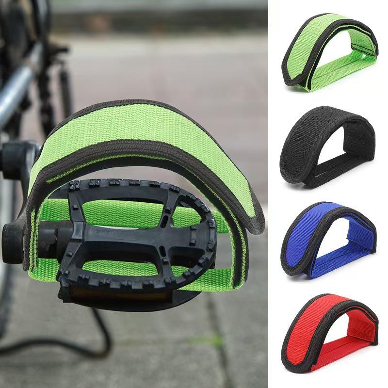 2Pcs Bicycle Pedal Straps Toe Clip Strap Belt Adhesivel Bike Pedal Tape Fixed Gear Cycling Fixie Cover