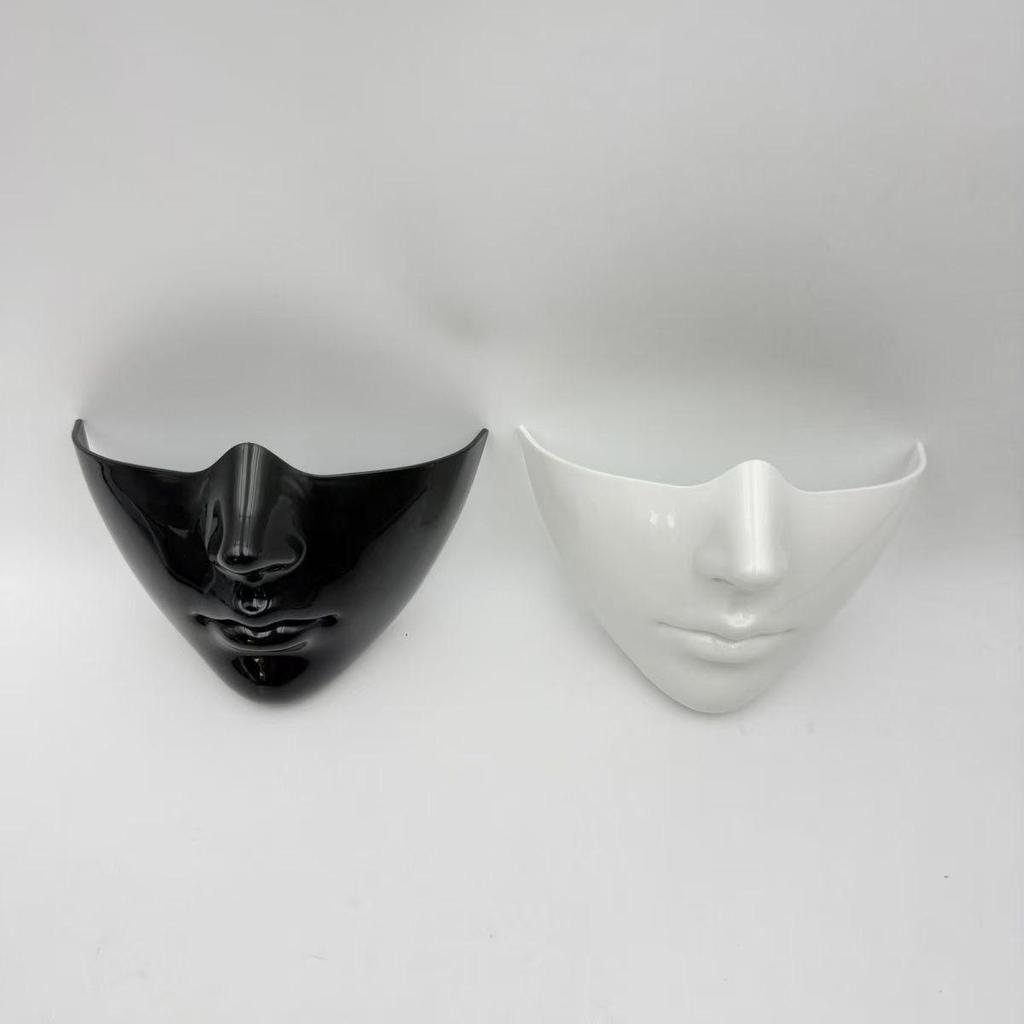 Bionic Cyberpunk Lower Face Mask for Cosplay