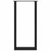 Vidaxl Nogi Do Stolika Kawowego, 2 Szt., Czarne, 40X(100-101) Cm, Stal