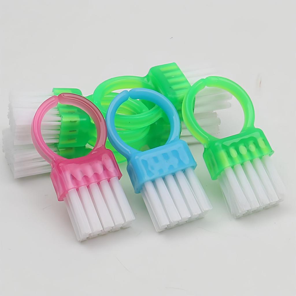 5/15PCS Mini Ring Nail Dust Cleaning Brush – Soft-Haired, DIY Nail Brushes, Professional Dust-Cleaning Makeup Brush