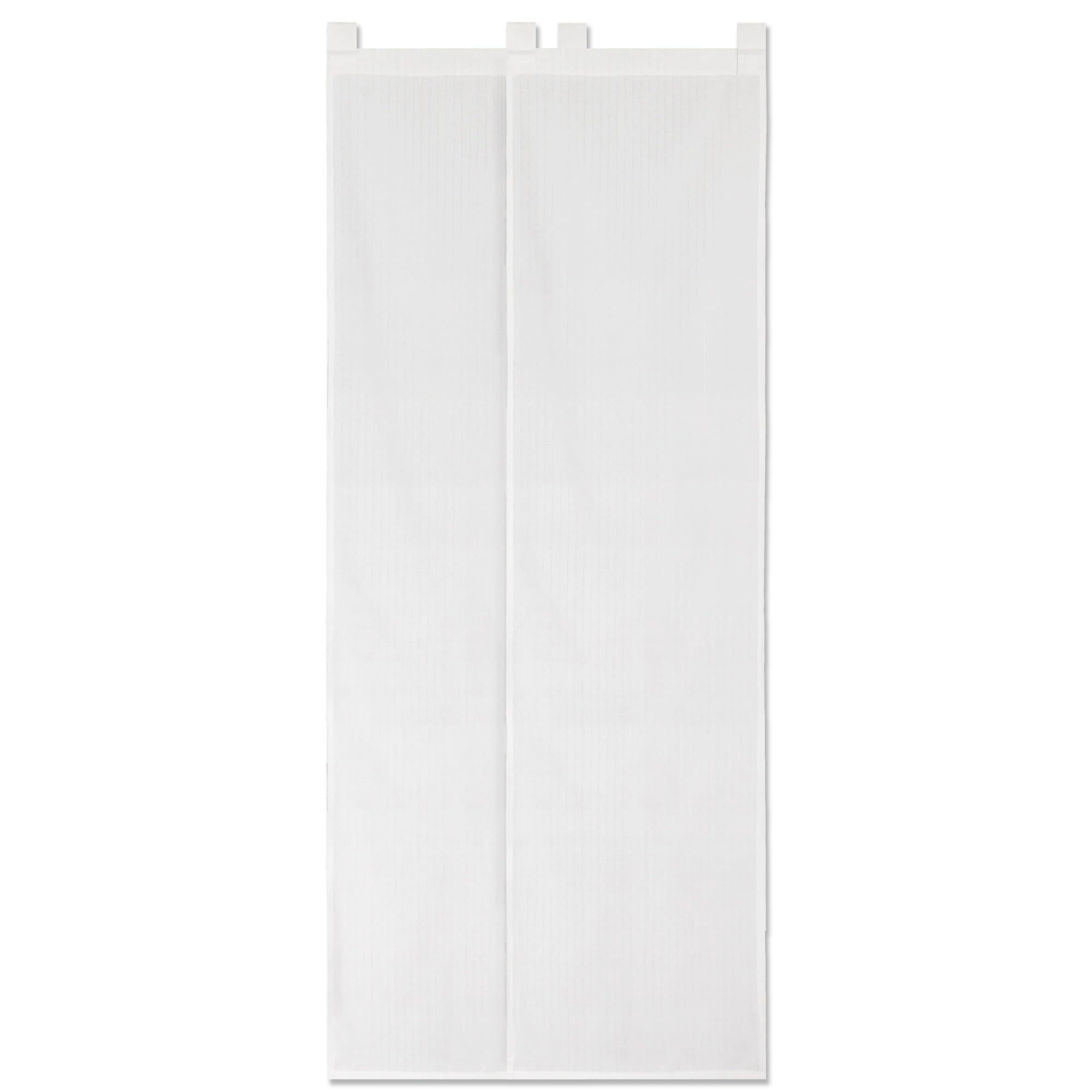 

Stylish Scandinavian Sunnyday Fabric Slide 85cm Wide x 200cm Long Curtain, Long, White, Approx. белый