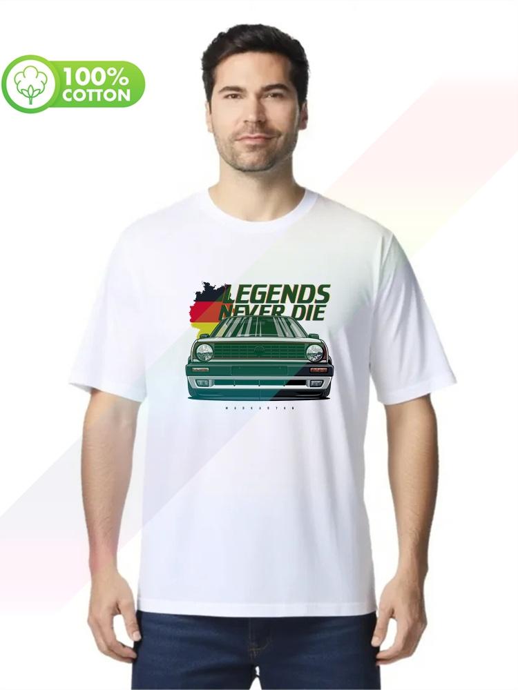 100% cotton round neck heavy weight men's T-shirt GTI MK2 Funny Shirts Real Popular S-XXXL Tops