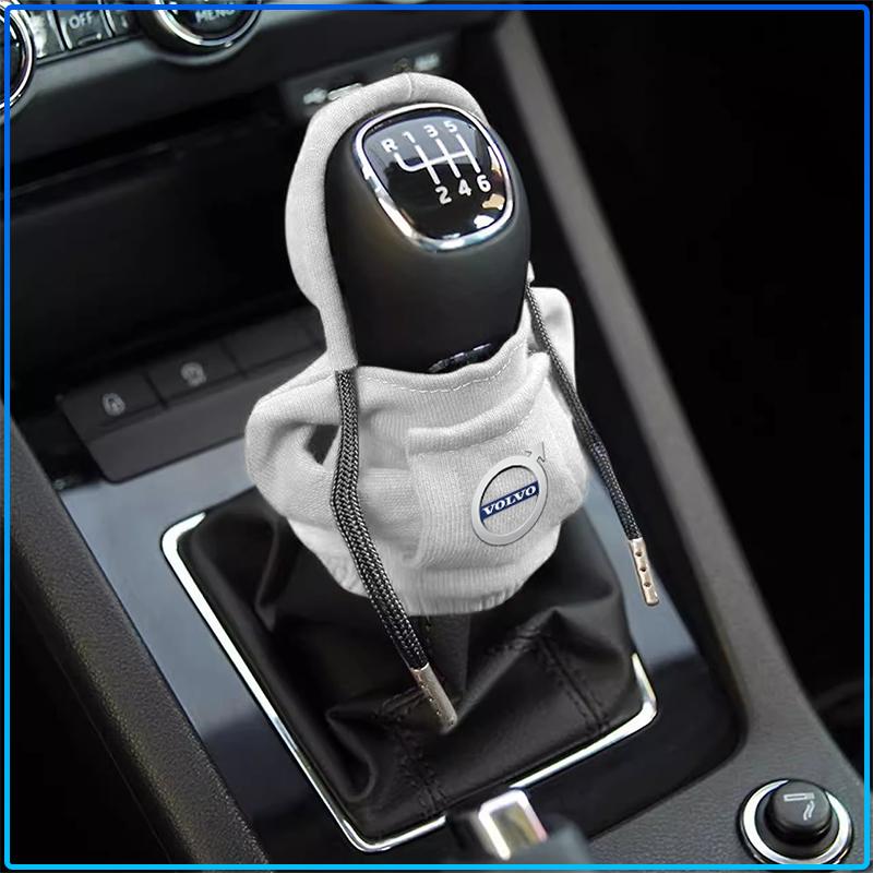 Hoodie Car Gear Shift Knob Cover Gearshift Handle Interior Decorative For Volvo XC90 XC60 XC40 V40 V50 V60 S40 S50 S60 S70 S80 S90 240 C70 Vnl Truck