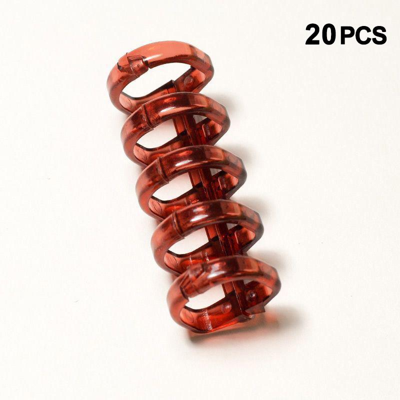 

20 шт. Пряжка для скоросшивателя Аксессуары для книги с отрывными листами Переплетное кольцо Пряжка 5 отверстий Не неудобно Самодельный Сделай сам Перфоратор Отрывные листы